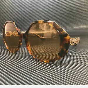 Versace Women's 59mm Havana Square Sunglasses